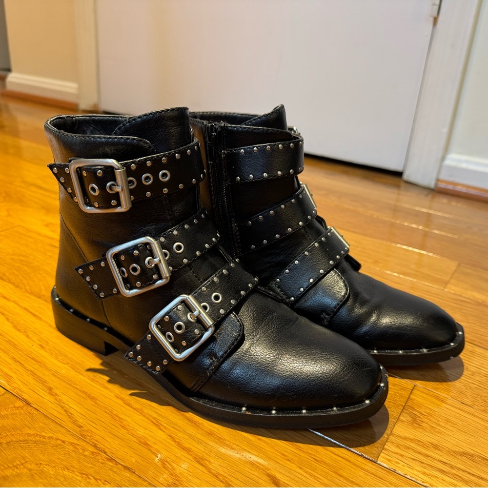 Chinese Laundry black boots, size 6.5